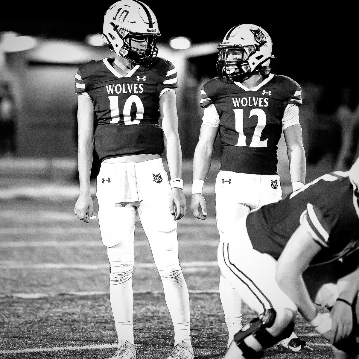 Last regular season home game. Going to miss watching this duo! Let’s go Wolves! 🫶 Good Luck!!@triston_hamlin <a href="/BarrettFallon12/">Barrett Fallon</a>