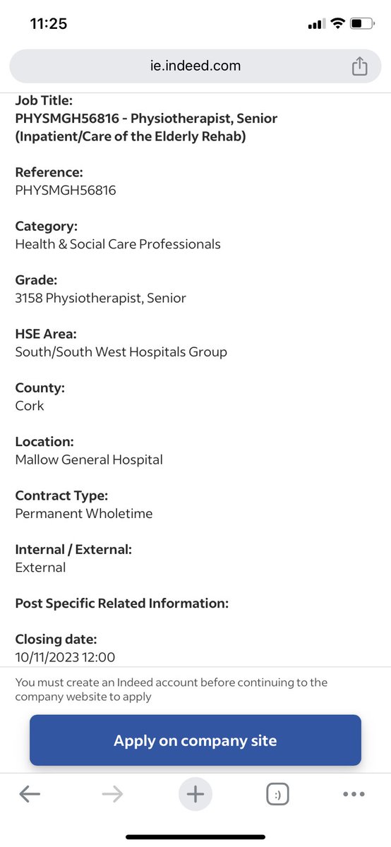 Job alert. Come join the team in Mallow General Hospital at an exciting time as we get ready to move to a fantastic new inpatient facility Get in touch with Anne Marie Cronin for more details