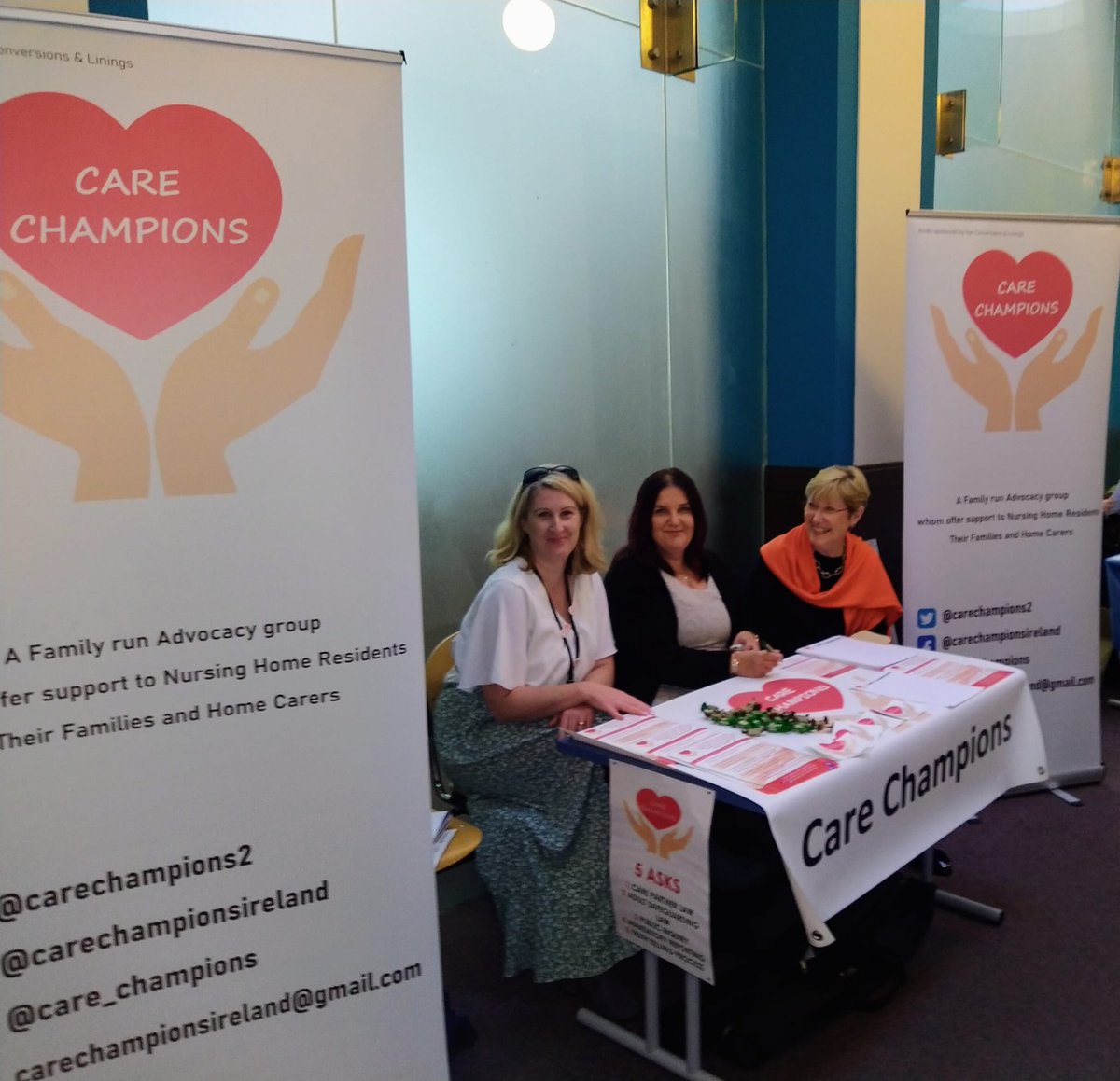 CareChampions2's tweet photo. @CareChampions2 delighted to be at the international #safeguarding event in Trinity today.
@TCD_SNM #Safeguardinglaws https://t.co/a63zltindw