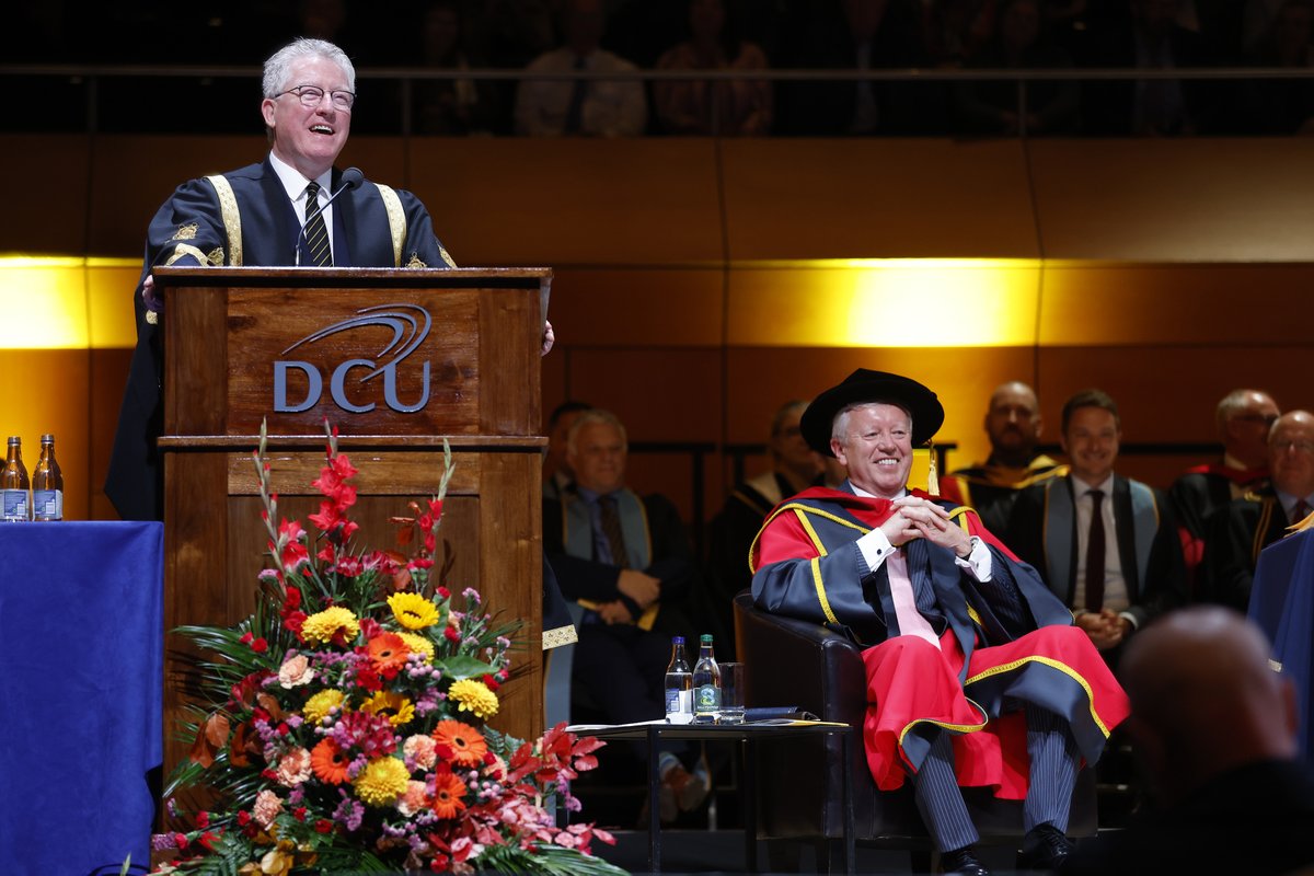 PRII_ie's tweet photo. John Saunders, President and CEO, @Fleishman has been awarded an Honorary Doctor of Philosophy by @DCU the first ever Irish PR person to receive an hon doctorate from DCU. He received the award in recognition of his role as the leader of a top global player in the #PR sector,(1) https://t.co/dTDRhKRqzz