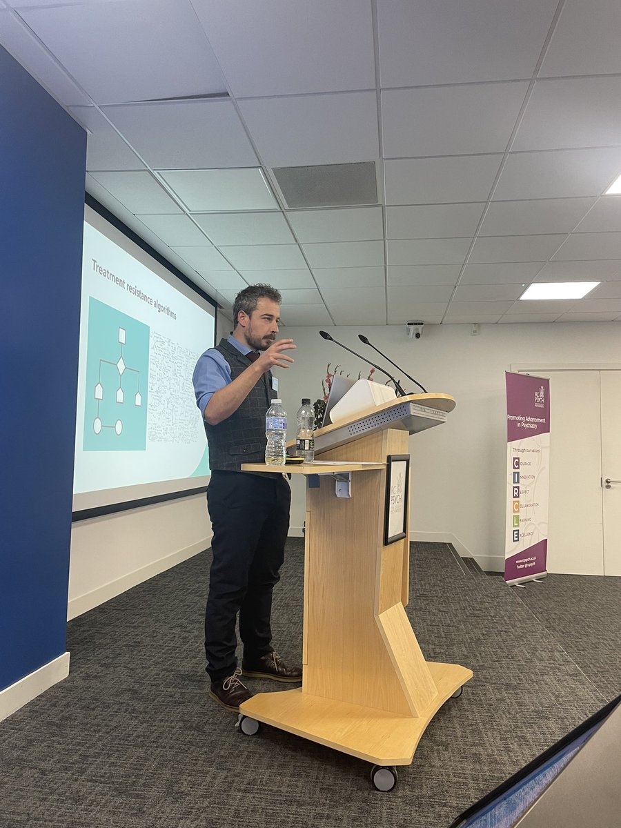 HaroulaKon's tweet photo. Dimitrios Chartonas discussing guidelines for treatment resistance - keeping in mind psychological and relational factors #medpsychday2023 https://t.co/K8U5mZAITz