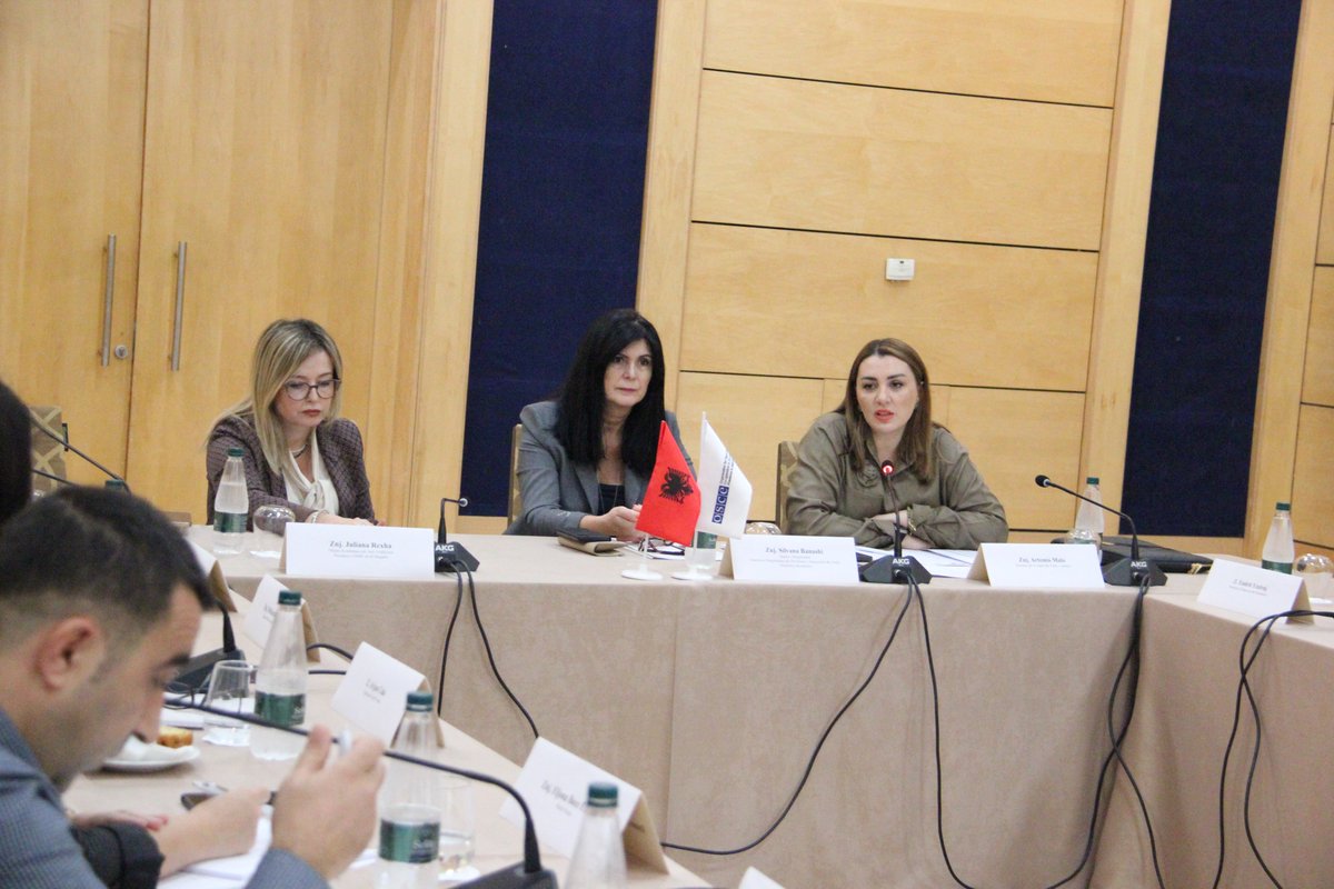 OSCEinAlbania's tweet image. Proud to support 🇦🇱 Ministry of Interior @PuneteBrendshme to lead the development of a new National #AntiTrafficking Action Plan. @osceinalbania-organized meeting marked the launch of the preparations of this new Action Plan.
