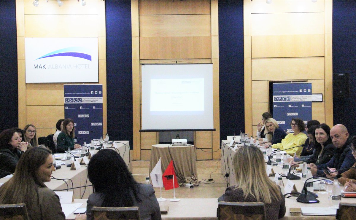 OSCEinAlbania's tweet image. Proud to support 🇦🇱 Ministry of Interior @PuneteBrendshme to lead the development of a new National #AntiTrafficking Action Plan. @osceinalbania-organized meeting marked the launch of the preparations of this new Action Plan.