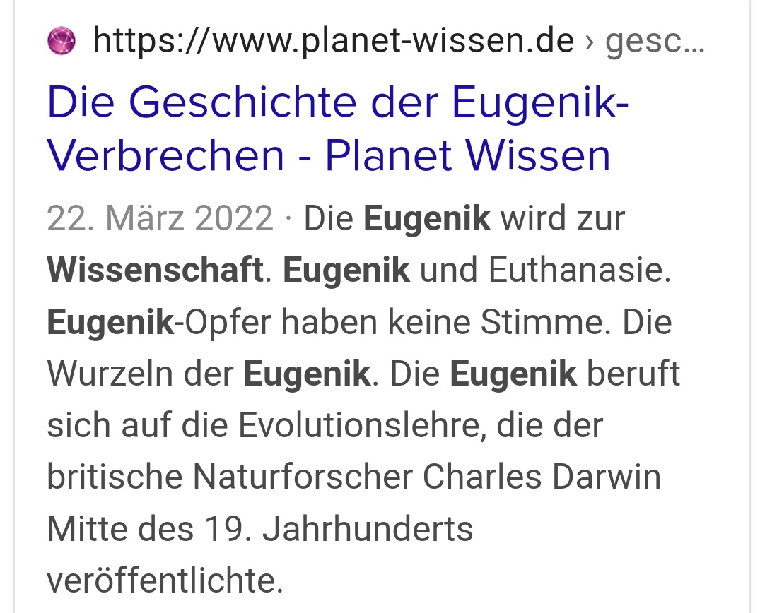 1Osceola's tweet image. Wusstet ihr, dass Eugenik auch #Teamscience ist?😱
