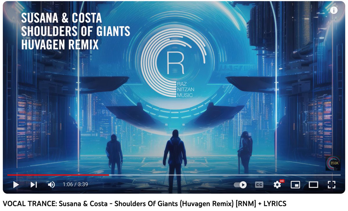 It's remix o clock! Check out @huvagenmusic's spin on 'Shoulders Of Giants' - my song with @Costa_music Out now RazNitzan.lnk.to/ShouldersRemix…