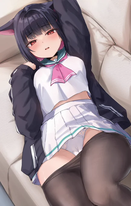 #ブルアカ に、にゃーん... 
