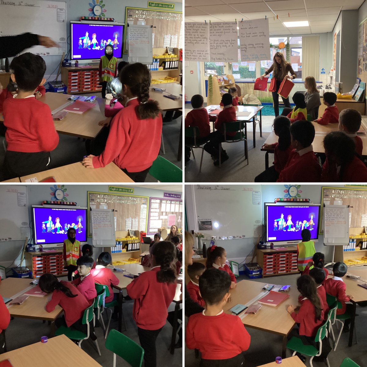 StMarysCofEPri1's tweet photo. Y2: The class spent Thursday morning learning to #liveincommunity and how to keep safe now it’s getting dark outside! #bebrightbeseen https://t.co/Blcw4gaXfo