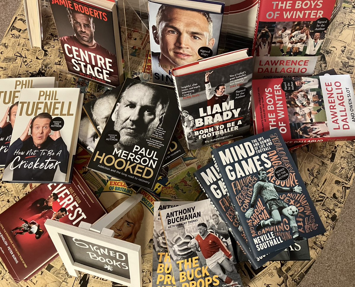 RileySports's tweet photo. @allshapedzebras - limited copies left at the shop ! Along with other signed books too 👍 please share &amp; repost #Christmas2023 https://t.co/ZtANu5OllZ