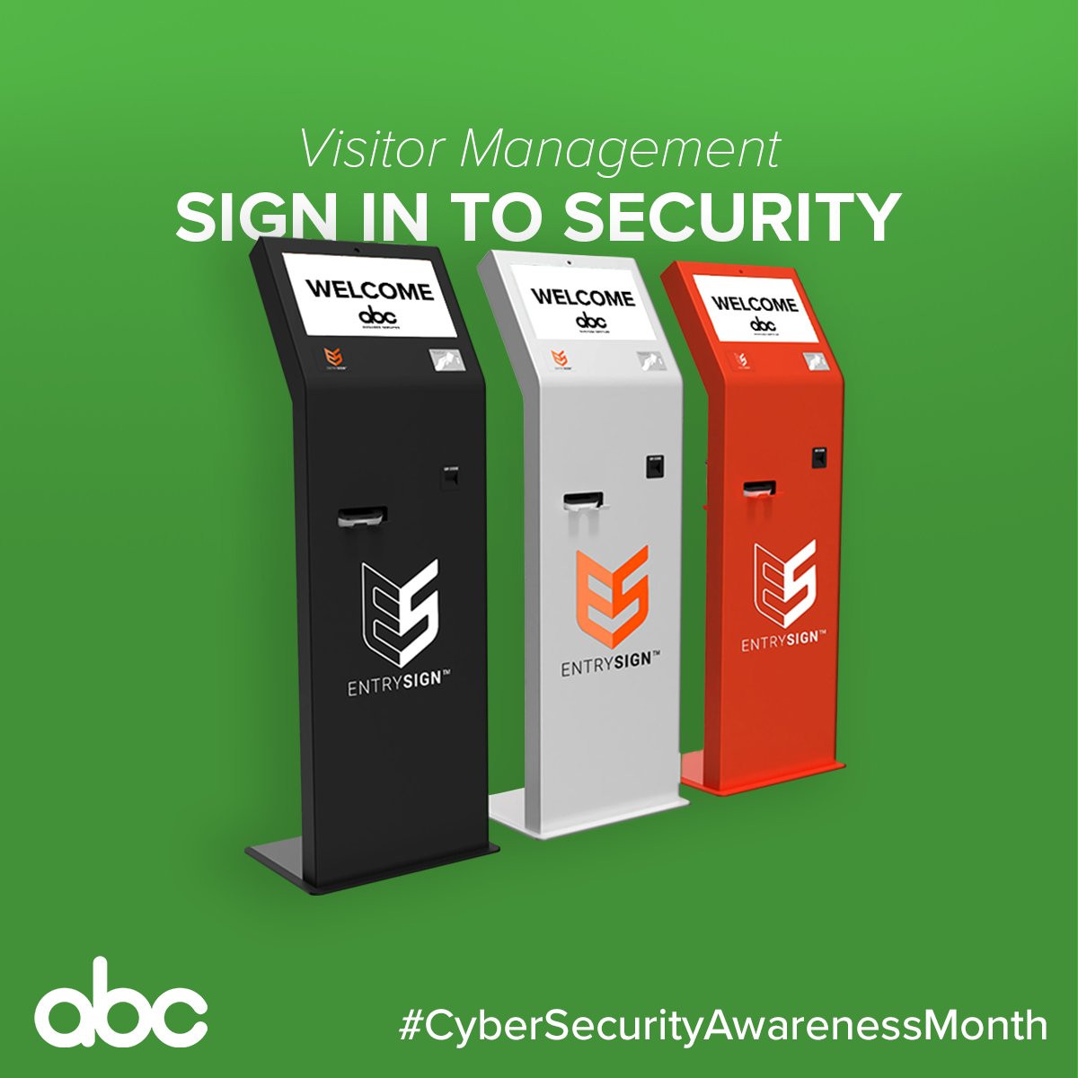 ABCManaged's tweet photo. Embrace a secure workspace this #CyberSecurity Month &amp; beyond with ABC’s @EntrySign, Visitor Management System. 

Know who's on-site, enhance security &amp; streamline visitor experiences. Request a demo today: https://t.co/fjDpIBFrMn. #CyberSecurityAwarenessMonth #VisitorManagement https://t.co/f7xcgM3o6o