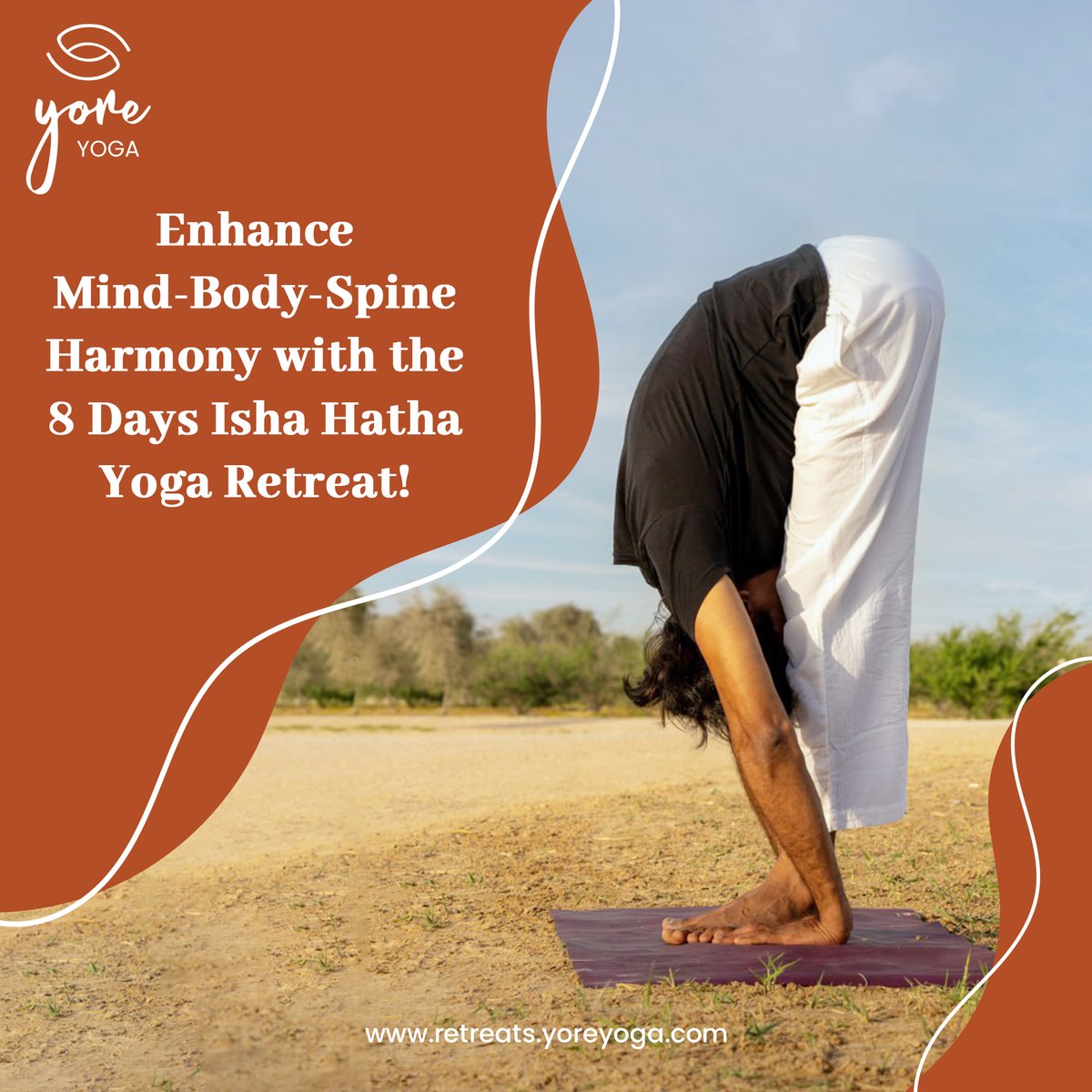 yore_yoga's tweet image. Revitalize your spine and well-being in paradise! Join our 8 Days Isha Hatha Yoga Retreat now. 🌿🧘‍♂️

Spinal Wellness Highlights:
Yoga for a Healthy Back
Posture Perfection
Mindful Healing
Nature&apos;s Embrace

Book your spot now!
retreats.yoreyoga.com

#YoreYoga #SpinalWellness