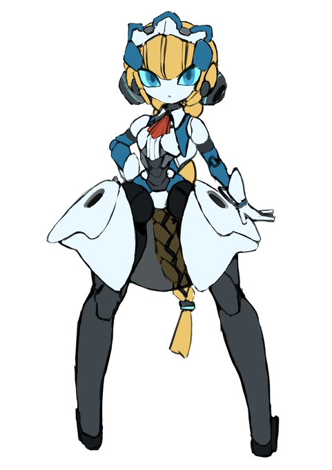 お嬢様系ロボ娘ちゃんです。気が弱い。
黒メイドさんと黒猫メイドさんの主です 