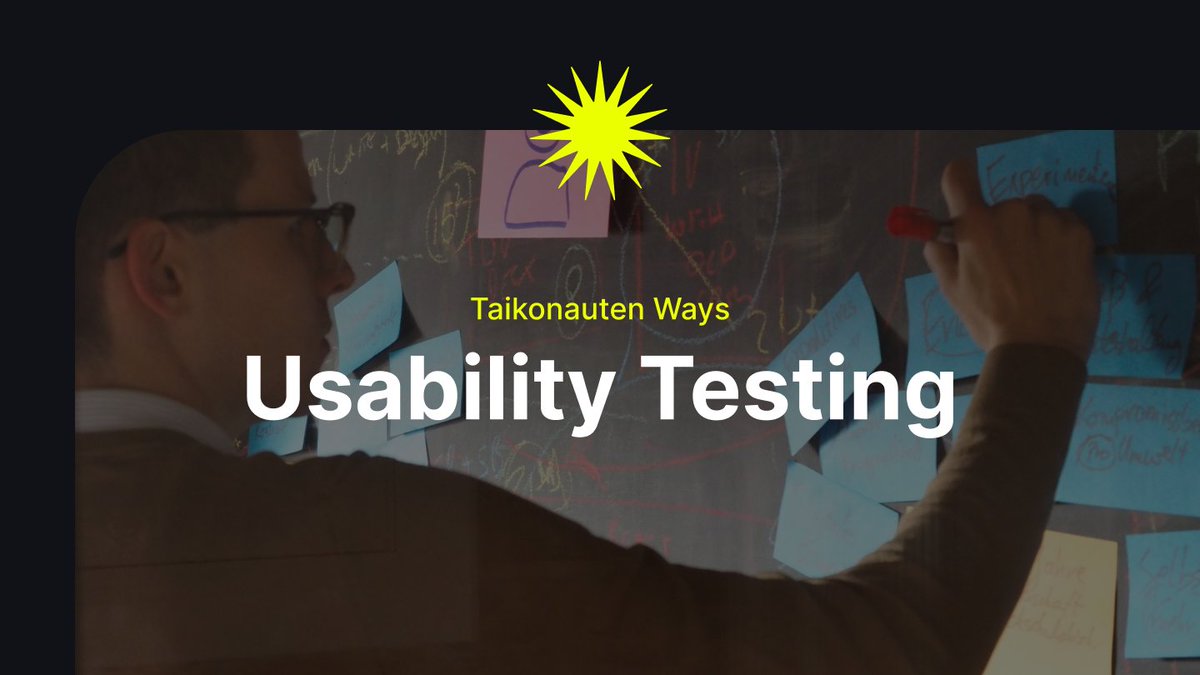 Usability testing is of paramount importance as it places the user at the core of product design. 

At Taikonauten we truly believe in data-driven design &amp; development decisions, ensuring products are not only efficient but also enjoyable for users. 
#uxdesign #usabilitytesting