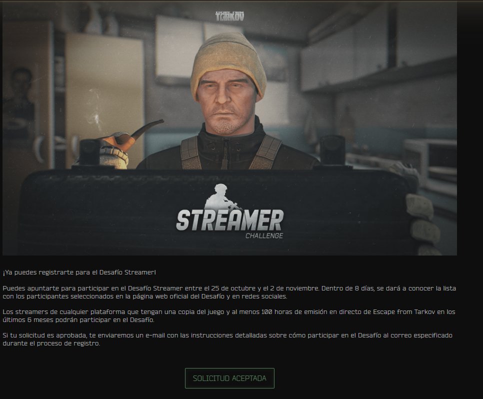 A1ex__13's tweet image. Bueno,

Parece que igual tenemos unos días entretenidos por delante. 

#EscapefromTarkov #streamerchallenge