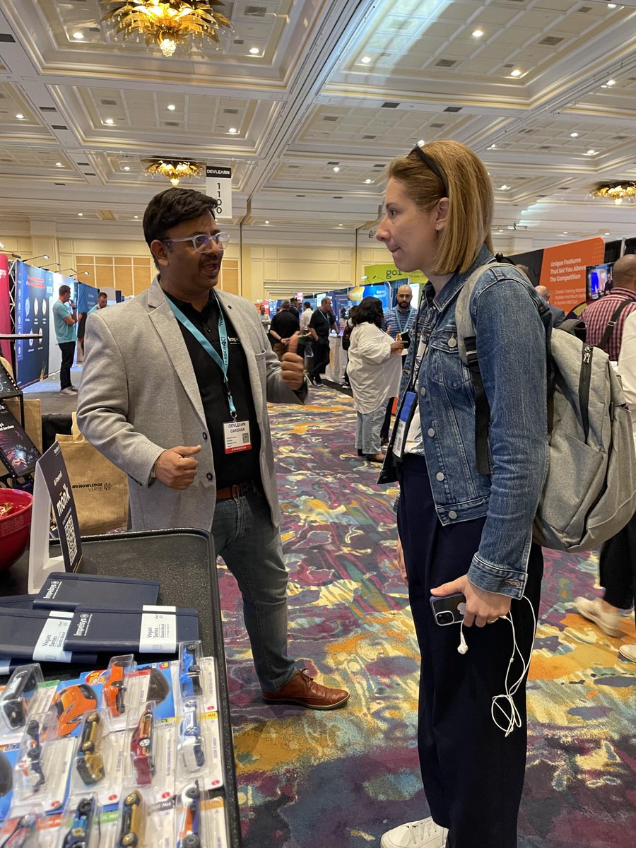 Impelsys's tweet image. 📸 Here's a behind-the-scenes glimpse of Swaroop Chandra, Bharat Bhosale, Darshan Parekh, and Chaitali Pal Chowdhury at #DevLearn2023, engaging with visitors and sharing our expertise on #AI and #GPT-enabled solutions, all aimed at elevating #LearnerEngagement.
#Impelsys #EdTech