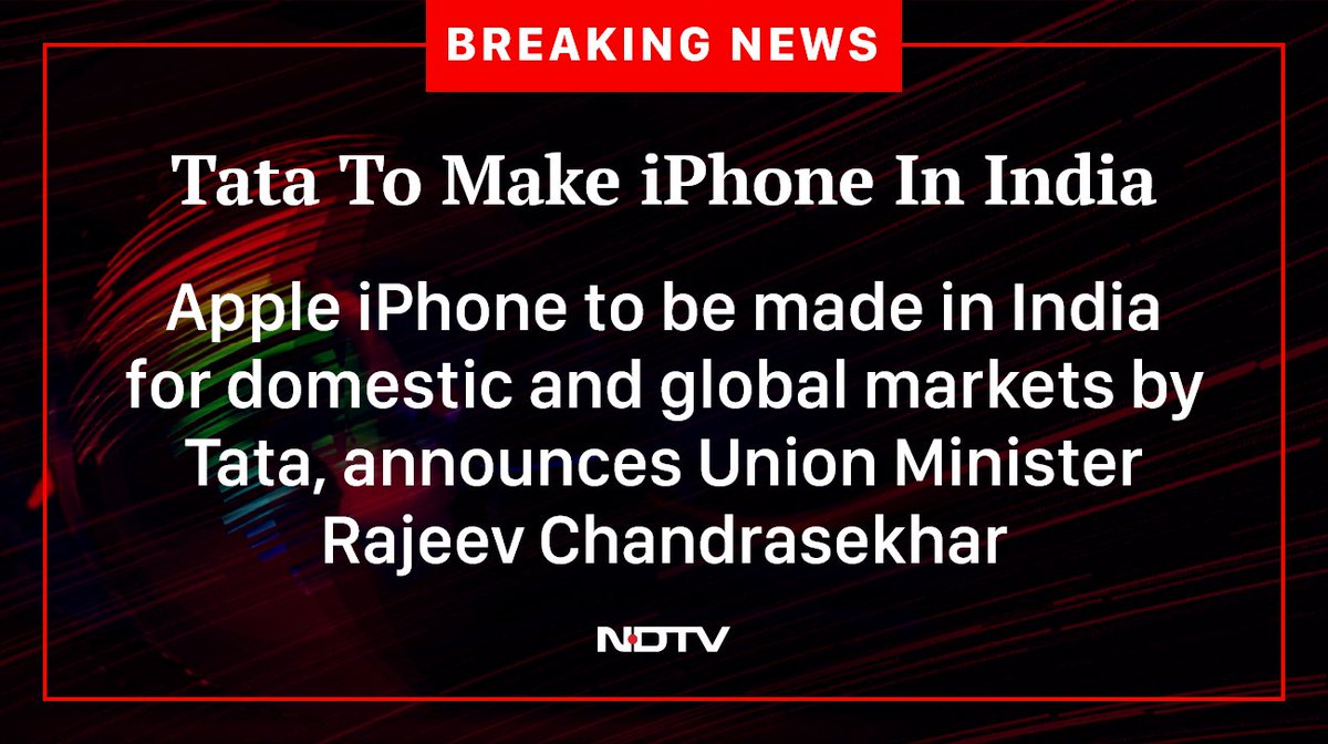 ndtv's tweet photo. #Tata #iPhone https://t.co/IcggyHEPrt