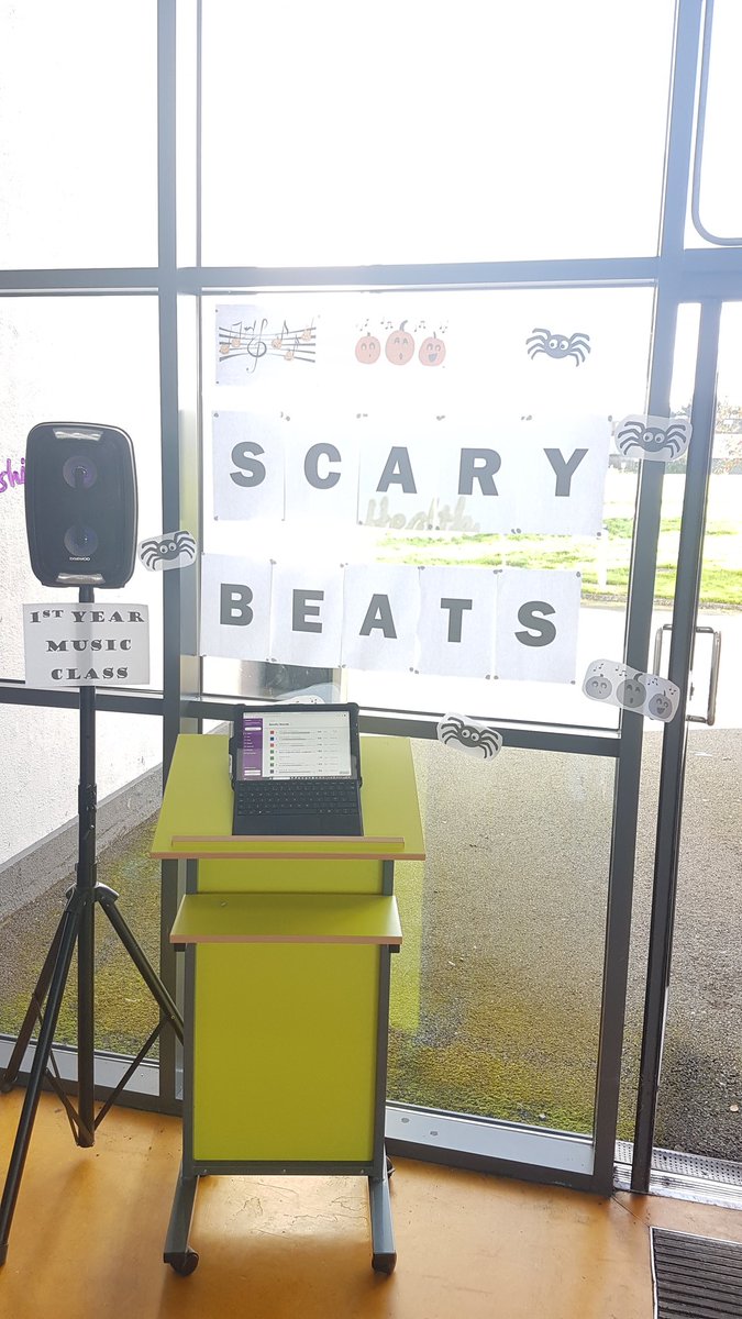 MusicDeptCB's tweet photo. 1st Year music class showcasing their "spooky" compositions today to the whole school #creativity #CBA1 #compositionportfolio @soundtrap ππΆ https://t.co/tau1maTWTB