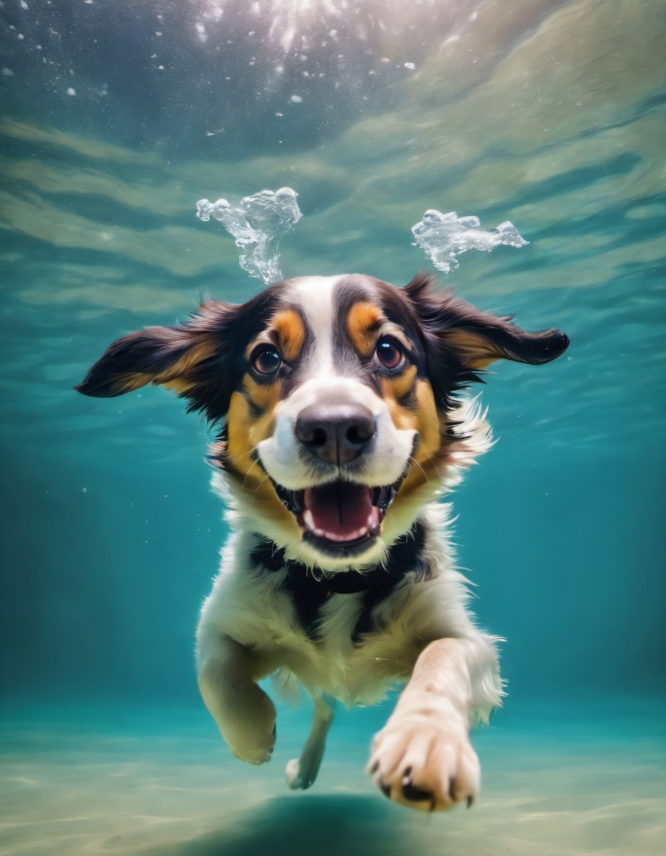 JayNL_'s tweet photo. https://t.co/m1yCeejulW
Dogs Under Water (AI)
#dogs #under #water #underwater #dog #ai #stablediffusion #happy #funny #moreinlink #animals #aiart #sdxl #fish #puppy #puppies #art #fullresolution #morecoming #jaynl #deviantart https://t.co/u4lVtcY46z