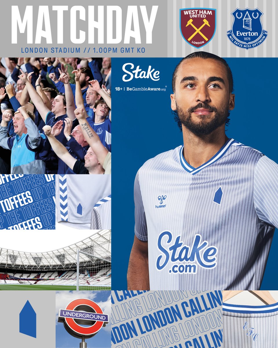 Everton's tweet image. Matchday. COYB! 🔵

#WHUEVE