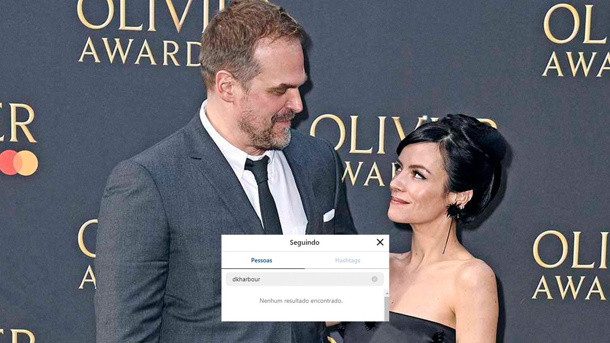 davidkharbourbr's tweet image. GENTE? Lily Allen deixou de seguir o David Harbour em seu instagram.