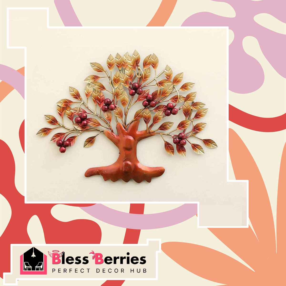 BerriesBless's tweet photo. Crafted from durable metals like iron, brass, or aluminum, these wall hangings are designed to make a statement and elevate the visual appeal of your walls.

Shop Now
Follow us @blessberries.india
Visit https://t.co/SeUoUaieC2 for more products.

#wallhanging #homedecore https://t.co/Tt5xZUBeD0