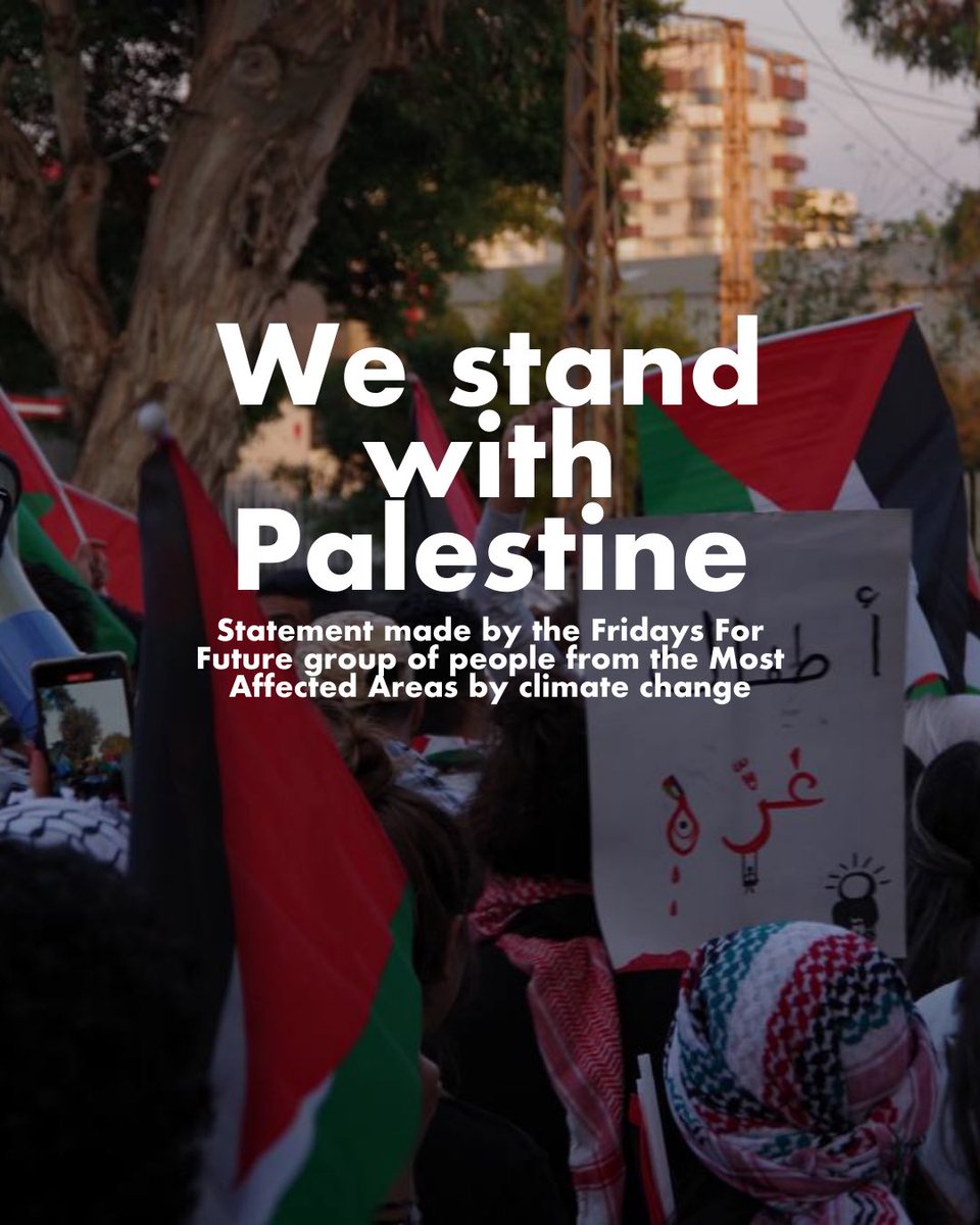 FFFMAPA's tweet photo. Climate justice is social justice! Climate justice is anti-colonial! Climage justice is liberation for the marginalized and oppressed! 🍉🍉🍉

#FreePalestine https://t.co/AjHxGymEa9