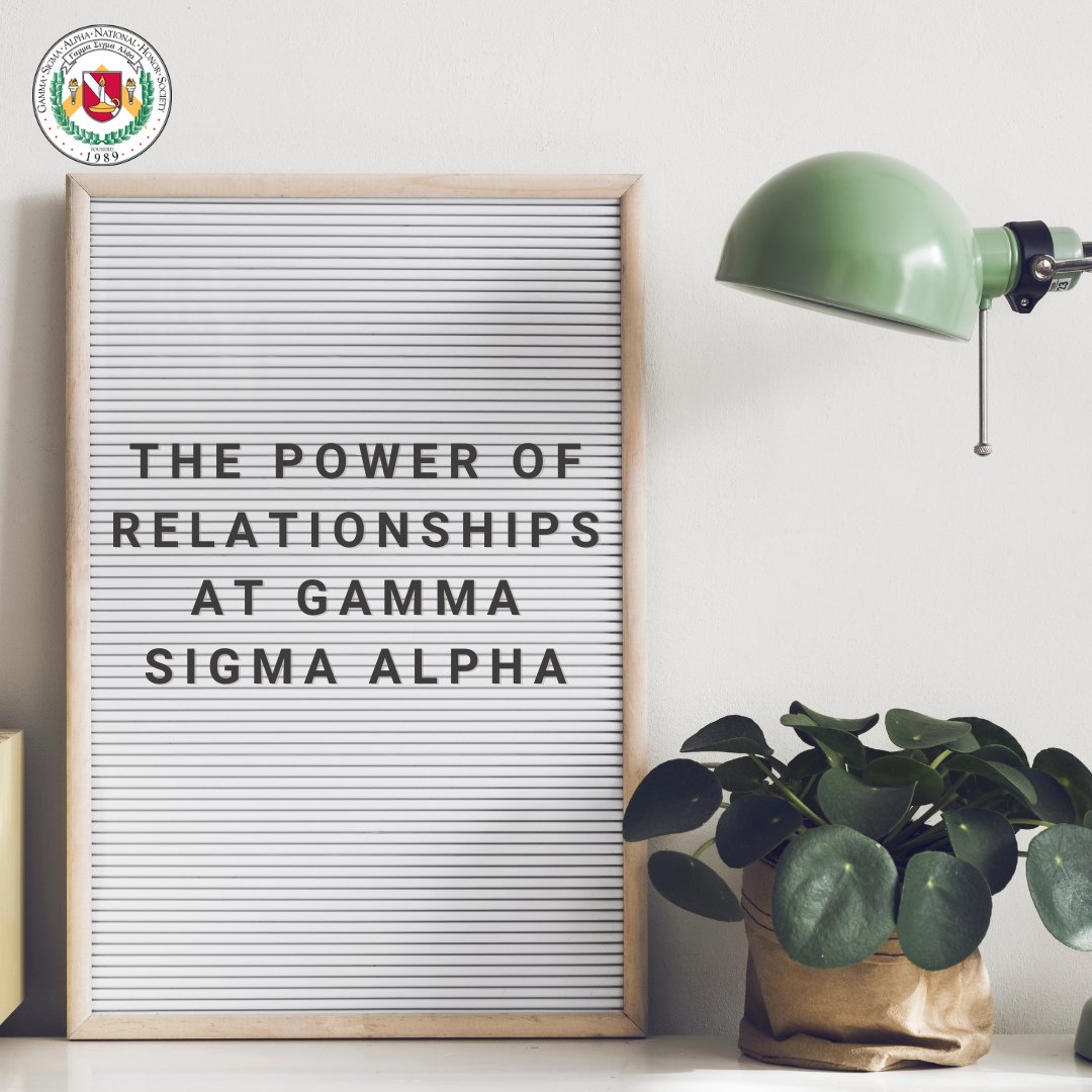 Gamma Sigma Alpha tweet media