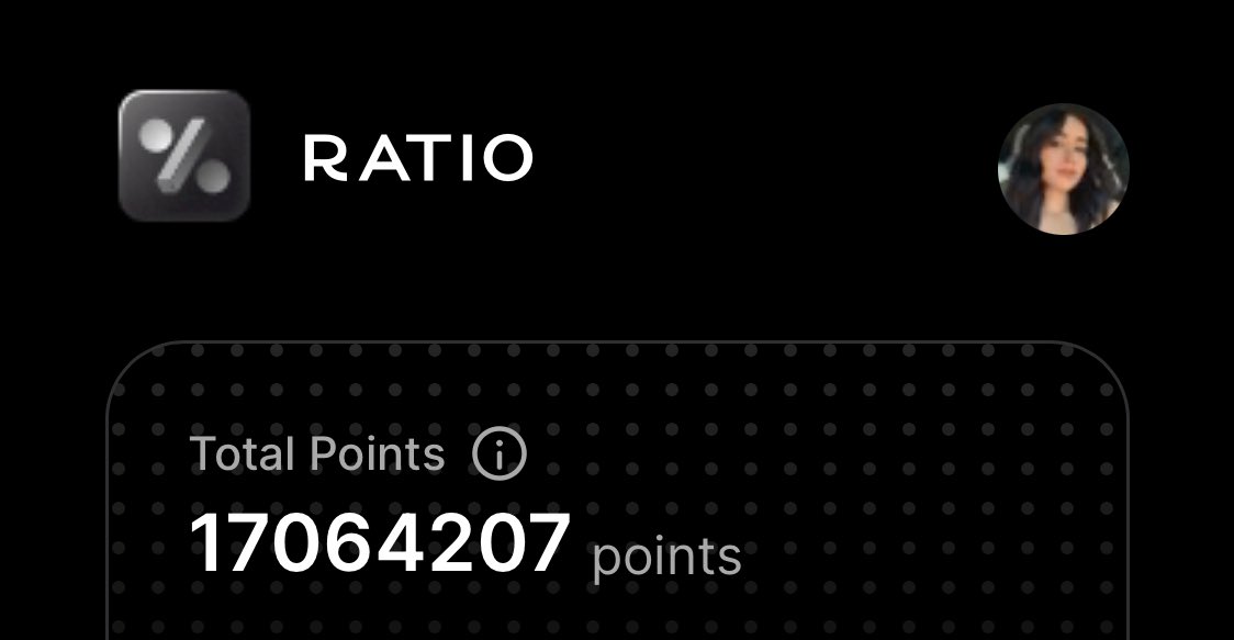 Seymirel's tweet photo. feeling like a $RATIO queen 👸🏻👑

17.064.207 points.
thank you people ❤️ https://t.co/YMhTUoZ9a8