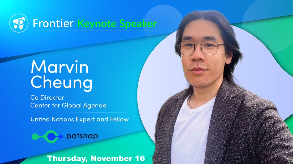 Our Frontier 2023 keynote speaker, Marvin Cheung, will discuss how systems research equips us with the tools to effectively navigate intricate adaptive systems and craft #innovative solutions for a more #sustainable future. 

Register now: ow.ly/gNh050Q0CJ5