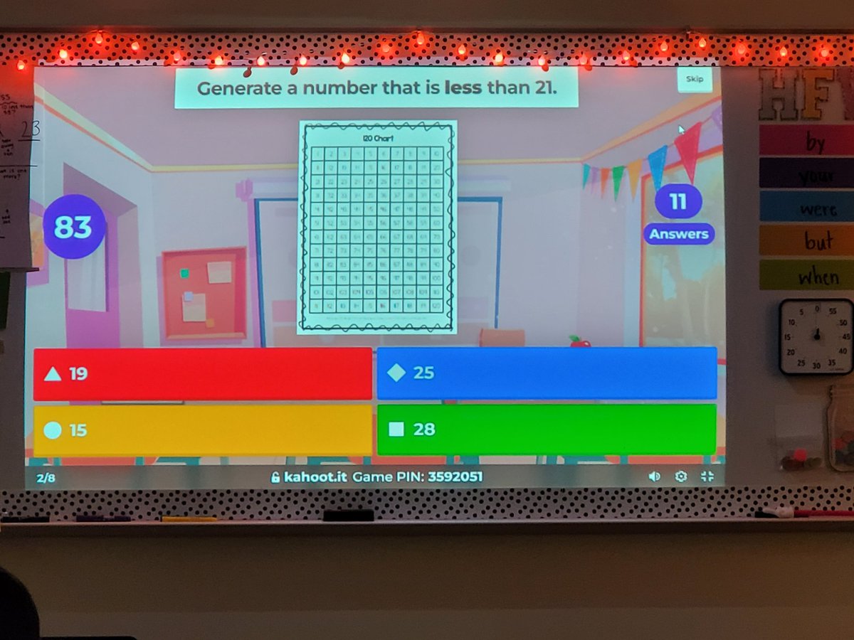 MariaGo67559397's tweet photo. Shout out to our 1st grade teacher Ms. Dillow.  She gave her students their quick check by Kahoot! All her students were engaged and loving math.  Great Job! #PISDMATHCHAT. https://t.co/6Obdyaknby