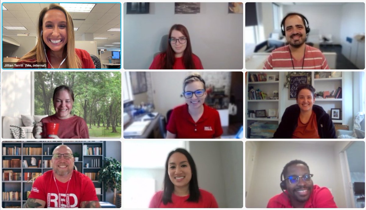 JillieTerrill's tweet photo. Today is National Day of the Deployed. We honor all those who have been deployed and are currently serving by wearing red.

#NationalDayOfTheDeployed #MakeOurMissionYourPassion #LifeAtNavyFederal https://t.co/xYu6RG4mMX