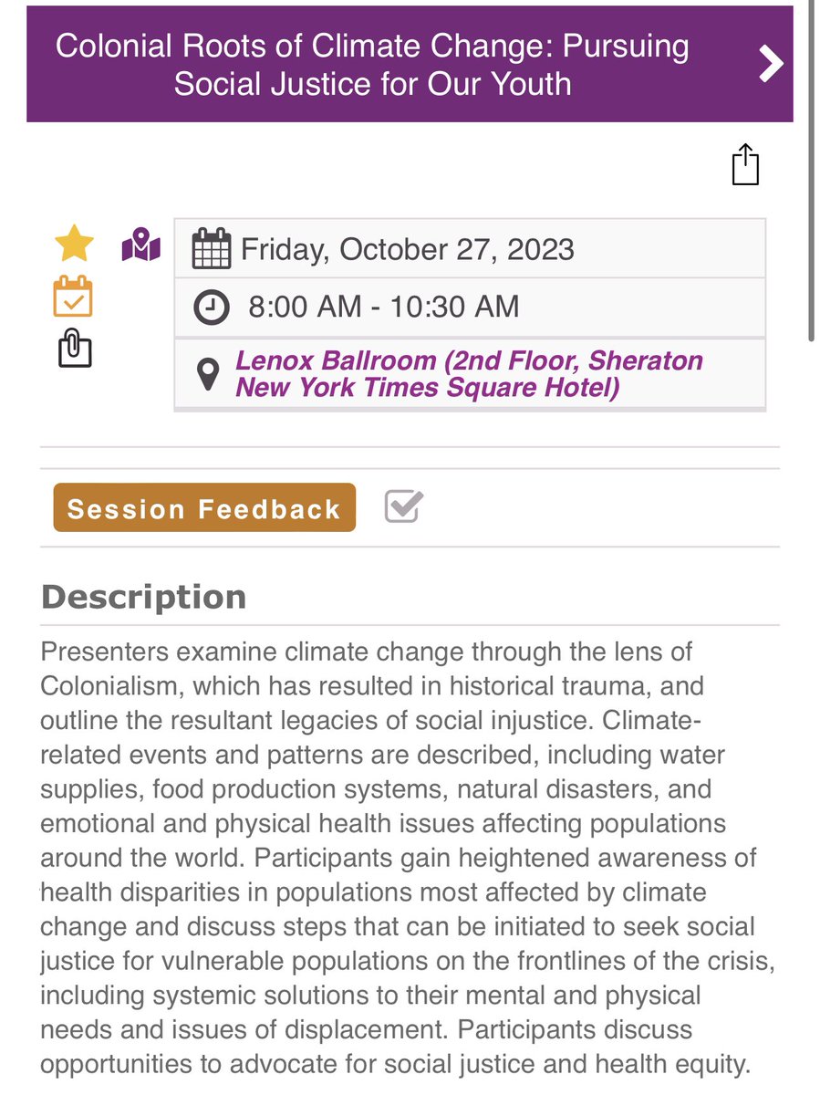 Come join us at #AACAP2023 for a conversation on #ClimateJustice #mentalhealth #AcademicTwitter #MedTwitter #PsychTwitter #ClimateAction #ClimateEmergency