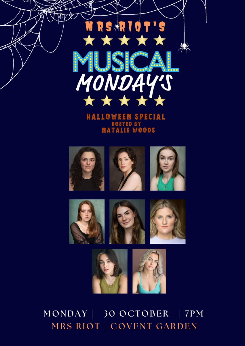 👻HALLOWEEN SPECIAL👻

Let’s see this spooktacular talent this Monday 

mrsriotlondon.com/musical-monday

🎃🎃🎃