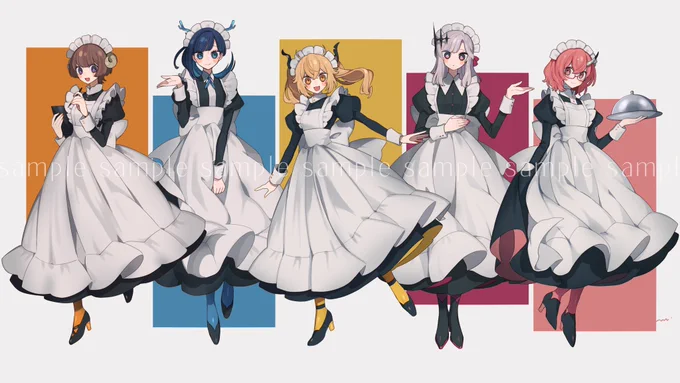 イベントイラストを担当させていただきましたꕺꕺꕺꕺꕺ  #VERSE_n #VERSEn2周年 #VERSEnアニバーサリーカフェ