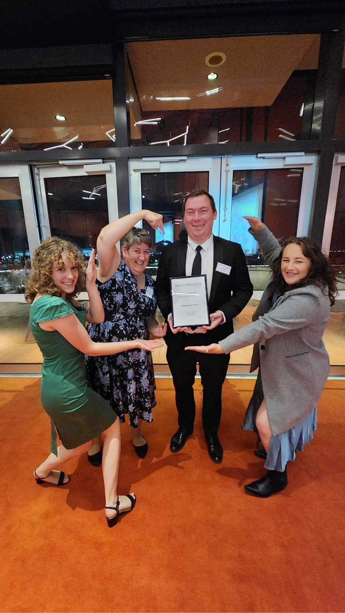 A wonderful effort from the entire @sheppartonnews and @SheppNewsSport team, Commended at the @RPCVic awards for a second year running. #RPCVAwards