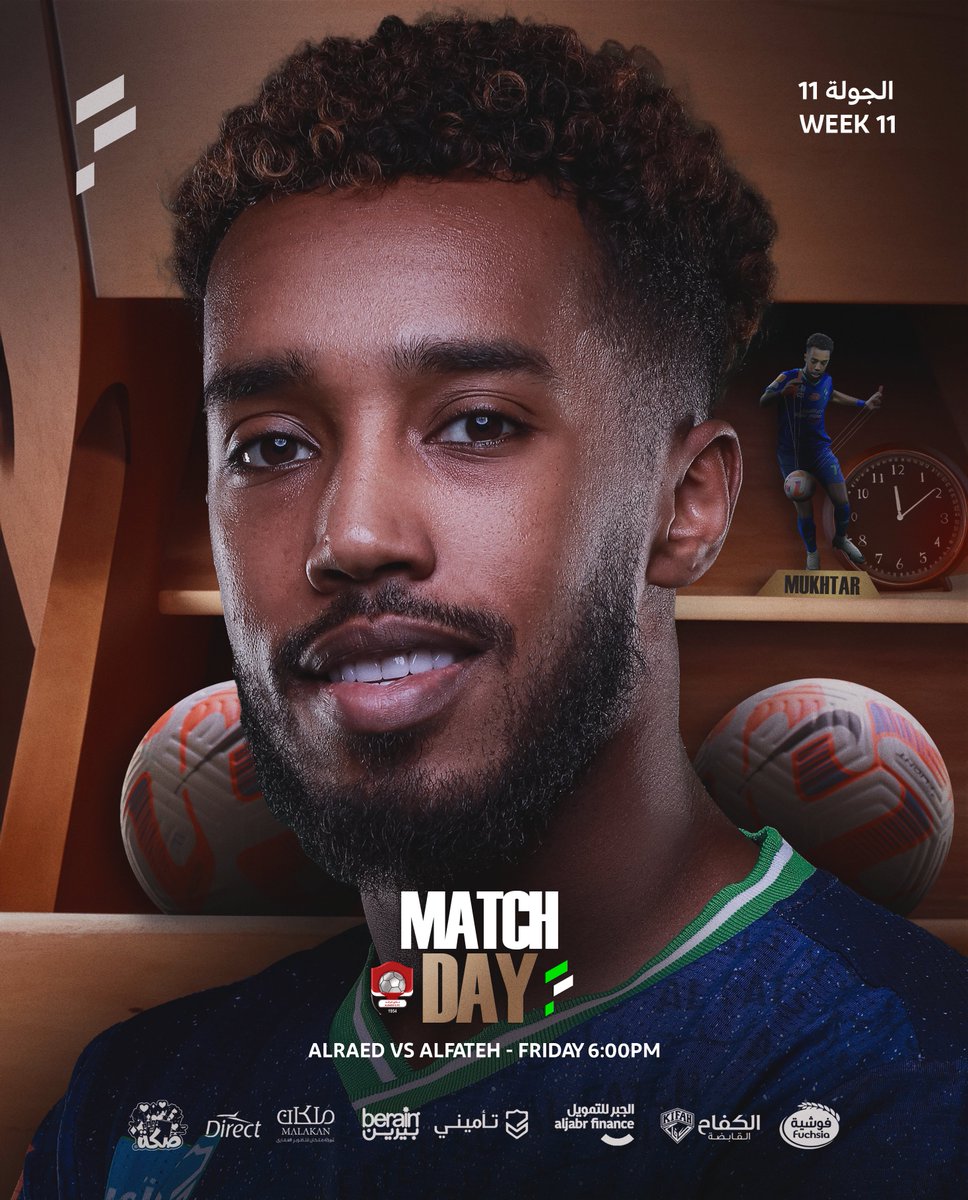 EnFatehclub's tweet photo. Match Day ποΈ
a new challengeπͺπ»
6:00 PM β°
#AlFateh_AlRaedFC β½οΈ
#RoshnSaudiLeague
#yallaRSL https://t.co/EIoKTrajGI