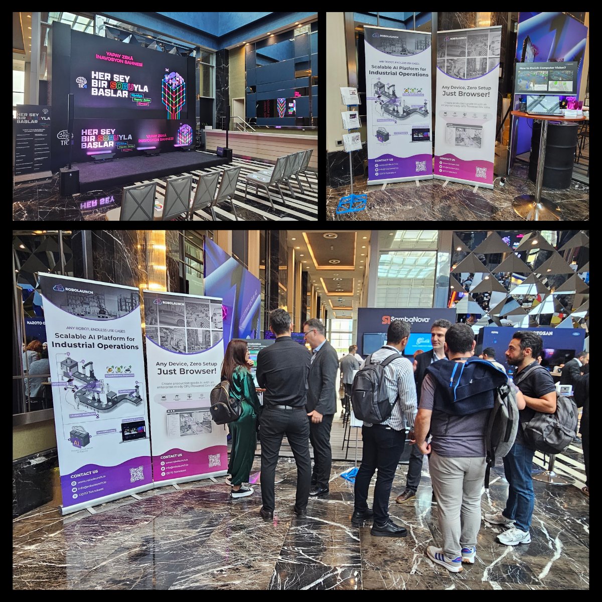 robolaunch (@robolaunch) on Twitter photo We had an amazing day at the <a href="/turkiyeai/">Türkiye Yapay Zeka İnisiyatifi</a> Summit yesterday!
🎤 Presented our collaboration with <a href="/fordotosan/">Ford Otosan</a>
🤝 Discussed with companies on leveraging robolaunch's GPU-based infrastructure for scalable AI projects.
🧠 Discovered latest AI trends and real-world applications. We had an amazing day at the <a href="/turkiyeai/">Türkiye Yapay Zeka İnisiyatifi</a> Summit yesterday!
🎤 Presented our collaboration with <a href="/fordotosan/">Ford Otosan</a>
🤝 Discussed with companies on leveraging robolaunch's GPU-based infrastructure for scalable AI projects.
🧠 Discovered latest AI trends and real-world applications.