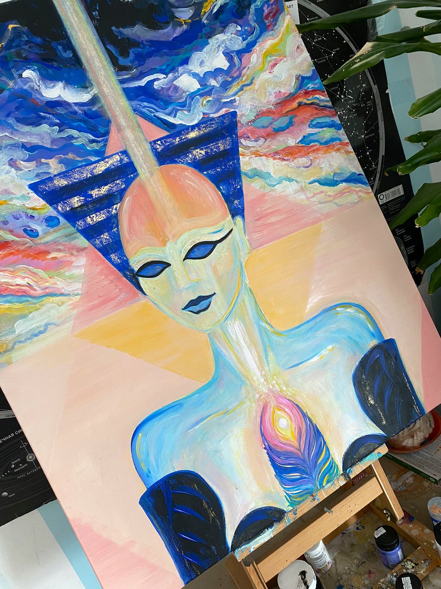 Hello dears 🤍🤍🤍 it's been a long digital detox 😅😅😅 I'm in studying and in physical art processes 🫶🏼💫 check out my WIP and you can also find me on insta like @annabell_art hugs 🙌