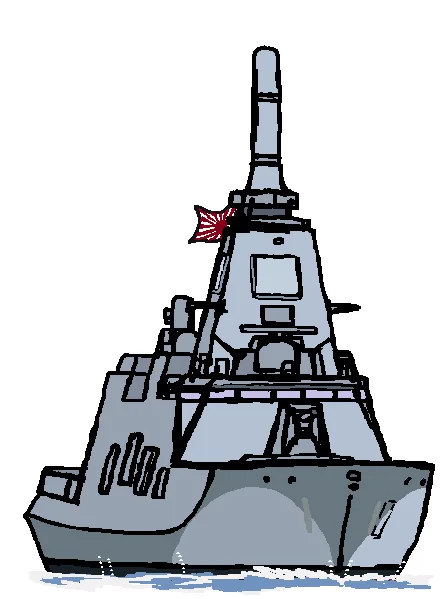 #艦船は縦が似合う