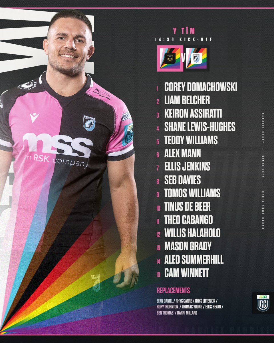 Cardiff_Rugby's tweet photo. Y TรฎM | THE LINE-UP
Trio of Rugby World Cup stars return for derby day clash ๐ @dragonsrugby on Sunday ๐
๐ https://t.co/8NrBl9KeID
#AlwaysCardiff ๐ตโซ๏ธ