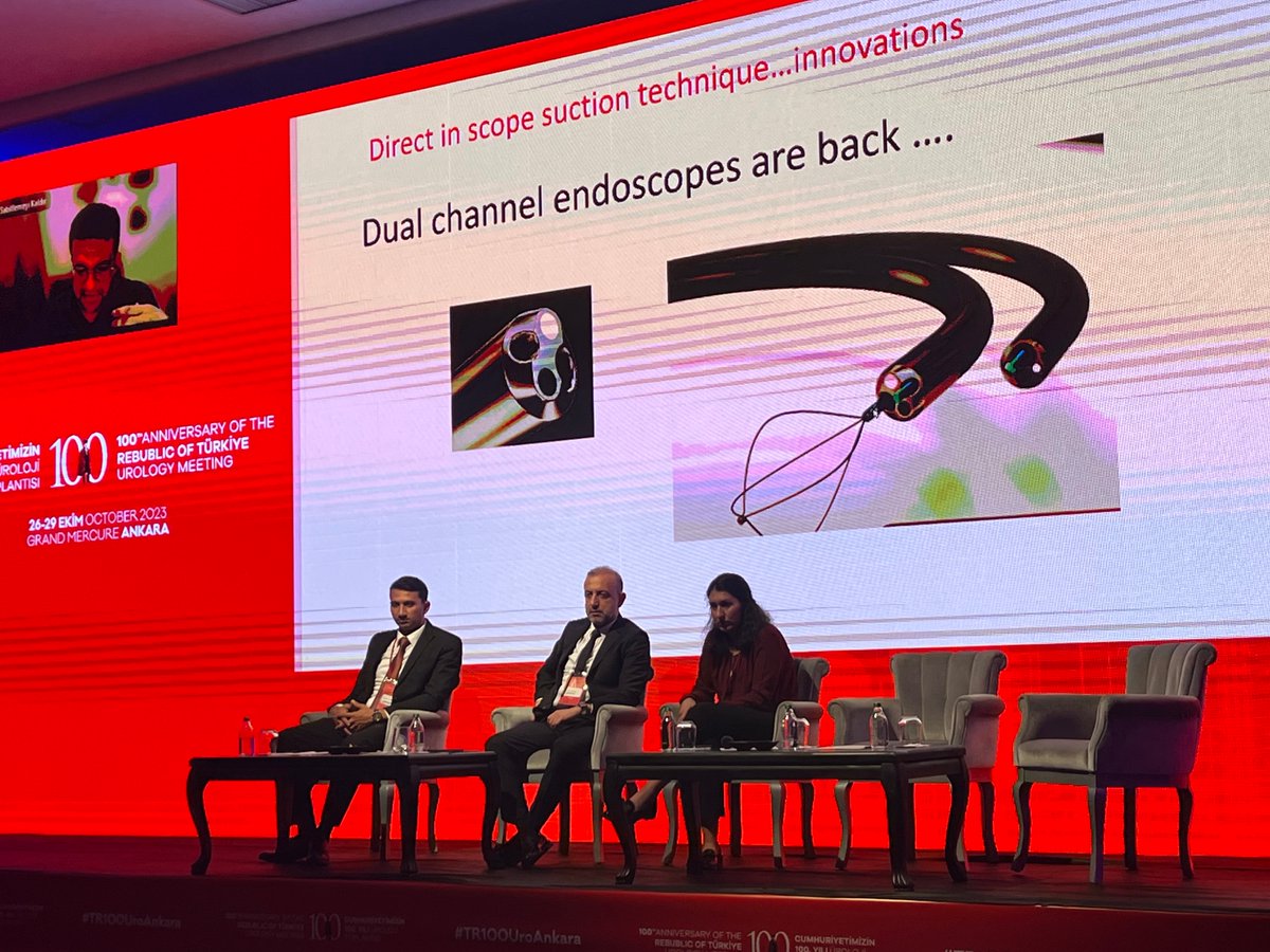 Tzevat TEFIK (@tzevattefik) on Twitter photo #TR100UroAnkara
<a href="/DocGauhar/">DrG</a> on suction ureteroscopy
🔵1st suction UAS: 2022
🔵may be on guidelines: 2025
🔵dual channel ureteroscopes r back
🔵suction scopes on the market
☑️whatever you do, you need to ⬆️ the irrigation
Moderation <a href="/PetkovaKremena/">Kremena Petkova</a> <a href="/yasinyitgin/">Yasin Yitgin</a> <a href="/SelcukGuven_8/">Selçuk Güven</a> #TR100UroAnkara
<a href="/DocGauhar/">DrG</a> on suction ureteroscopy
🔵1st suction UAS: 2022
🔵may be on guidelines: 2025
🔵dual channel ureteroscopes r back
🔵suction scopes on the market
☑️whatever you do, you need to ⬆️ the irrigation
Moderation <a href="/PetkovaKremena/">Kremena Petkova</a> <a href="/yasinyitgin/">Yasin Yitgin</a> <a href="/SelcukGuven_8/">Selçuk Güven</a>