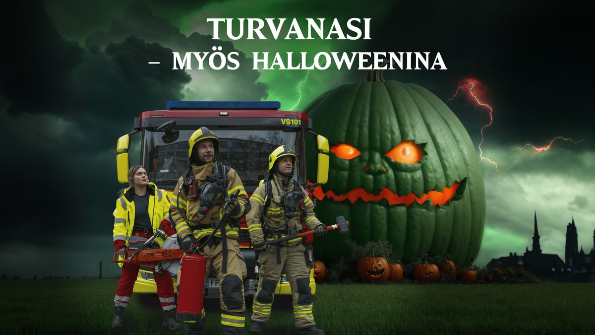 🎃<a href="/vspelastus/">V-S pelastuslaitos</a> haluaa muistuttaa, että parhaimmat #halloween-juhlat vietetään ilman meitä. Jos kuitenkin jotain sattuu, soita hätänumeroon 112.
Turvallista halloweenia!
/
#vspelastus vill påminna dig om att de bästa Halloweenfesterna firas utan oss. Men om något händer, ring 112.