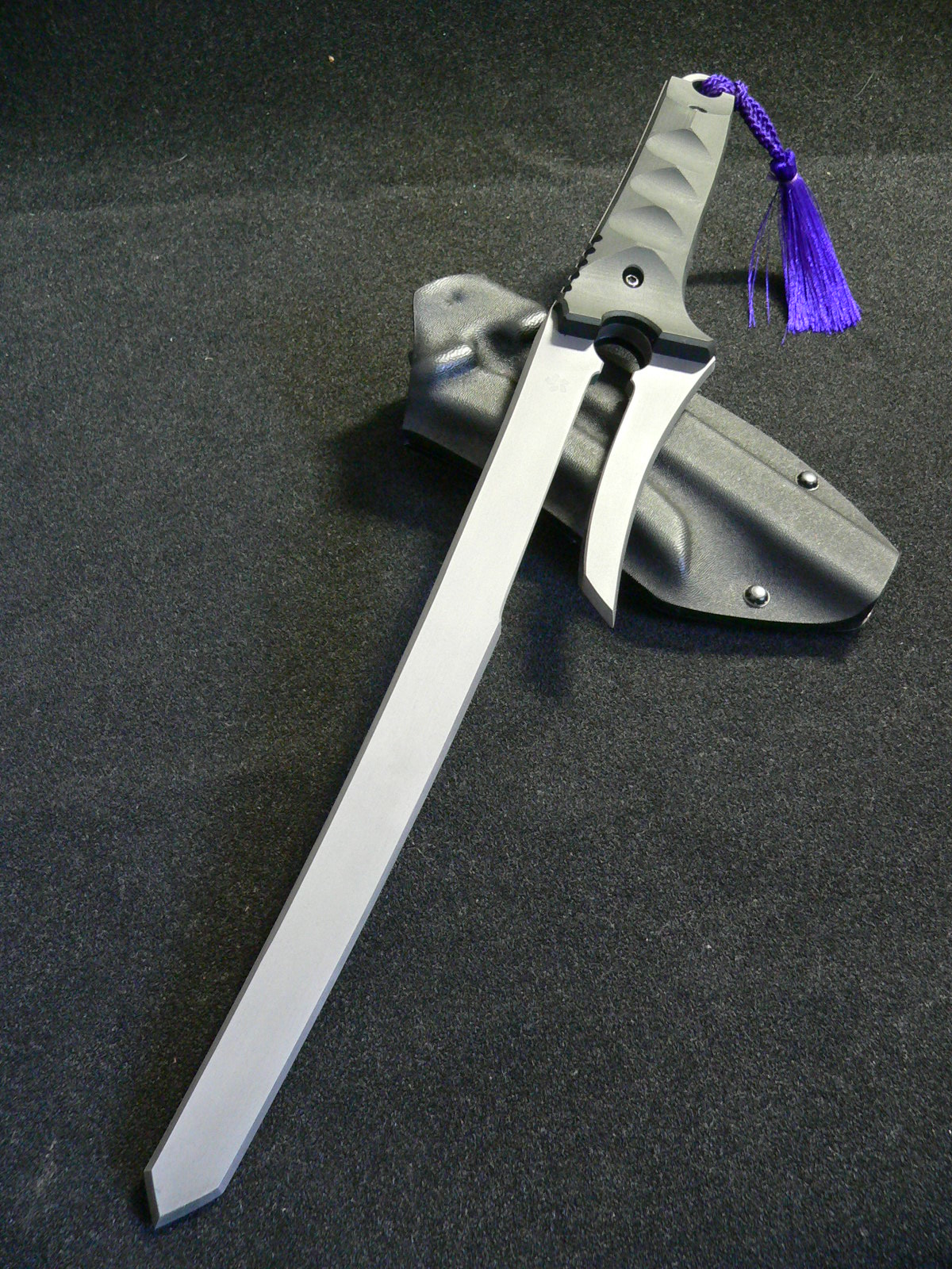 十手　武具 武具 鎖付十手 鉄製 ステンレス製武具 十手 （鎧通し 十手 兜割り