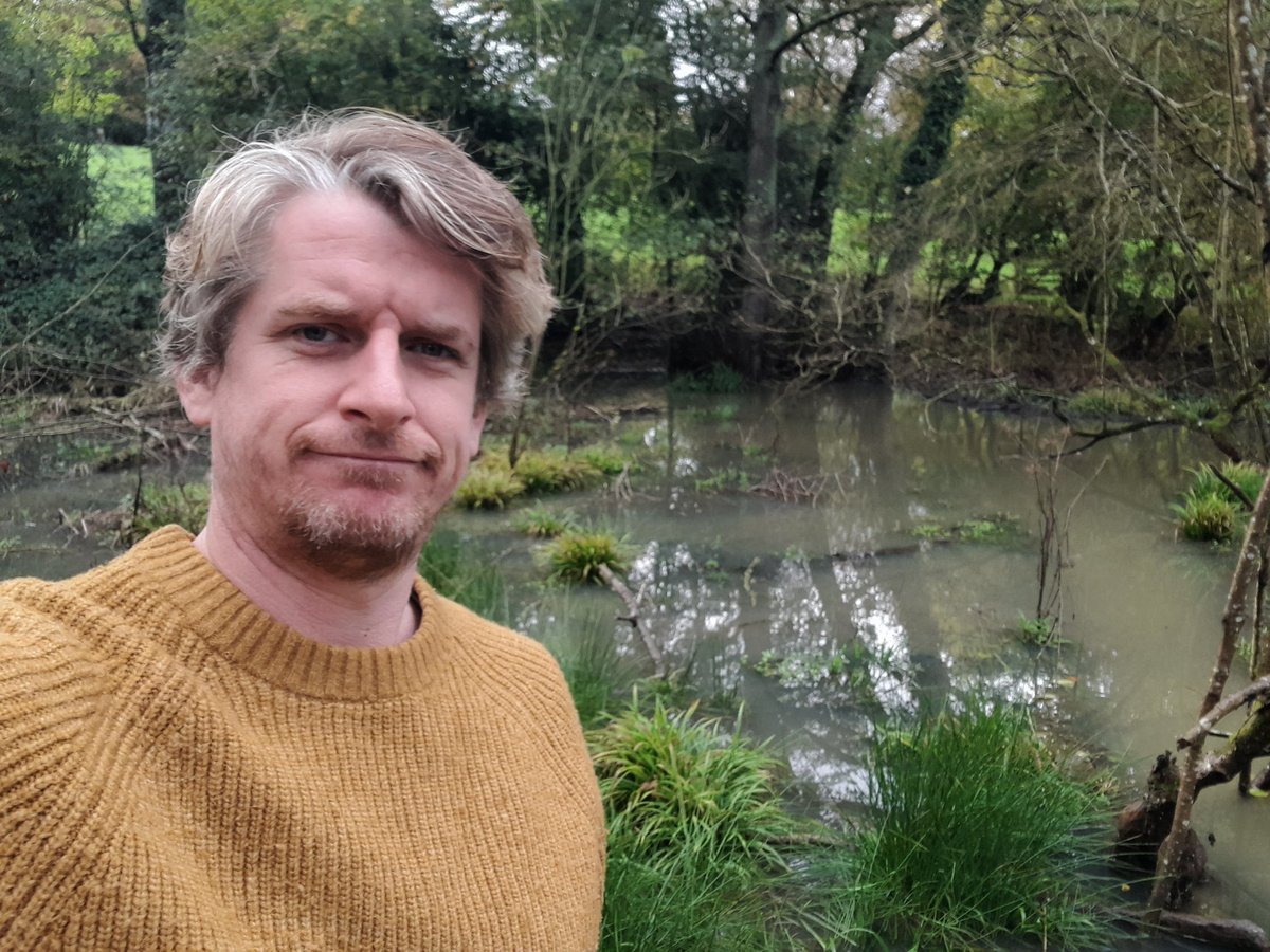 robertseancasey's tweet photo. Been filming a #rewilding poem on location at a beaver enclosure with @Whatifyoujustl1. First came here in February to write it. Amazing to see what they've done with the place since! 🦫 https://t.co/Th3aKashnQ