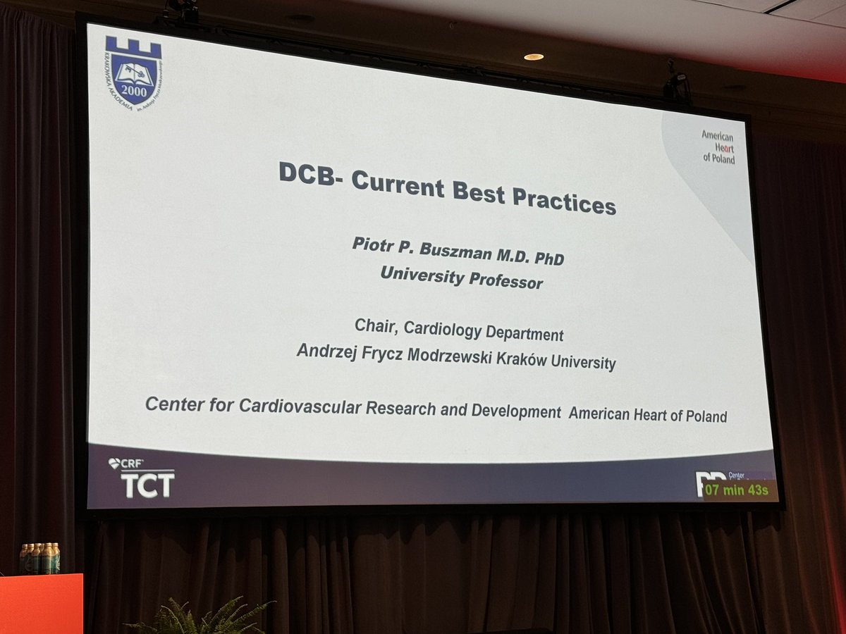 Drug coated balloons - current best practices and clinical indications. Great debate on paclitaxel vs. sirolimus.  Excellent session with @jgranadacrf  and colleagues at @TCTConference 2023. Thank you for invitation.