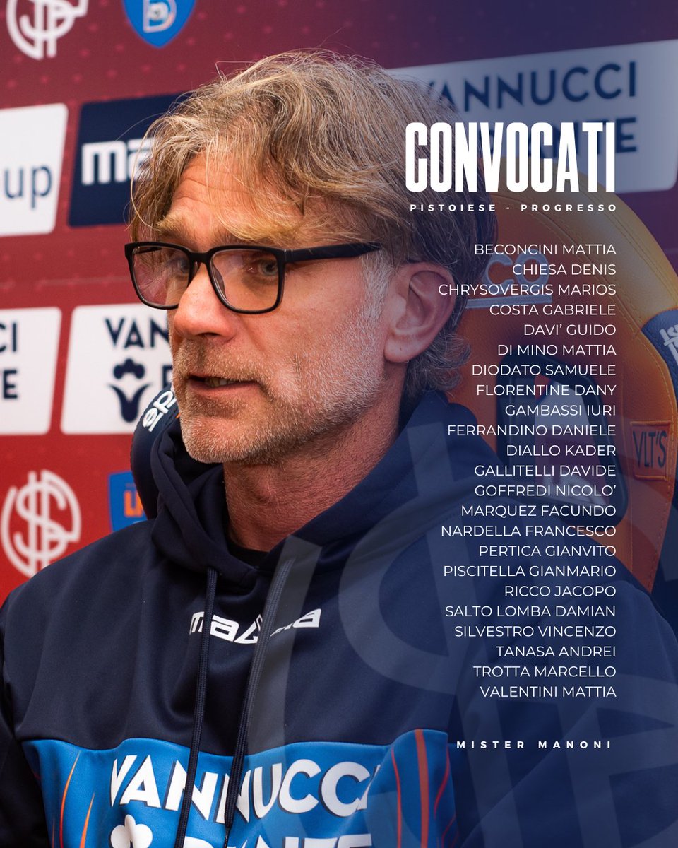 I CONVOCATI 🟠🔥
#uspistoiese1921