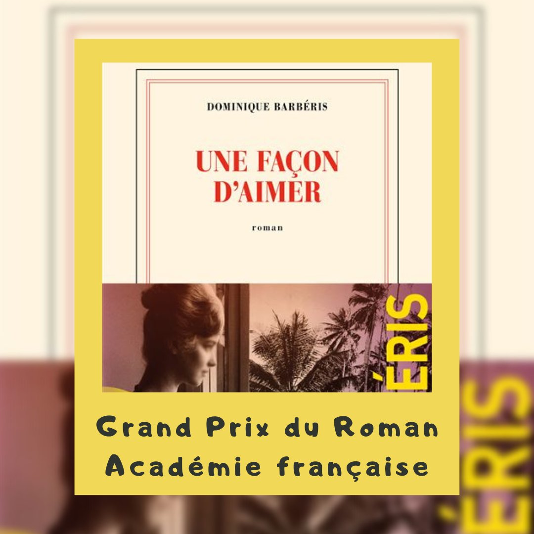 🏆 Dominique Barbéris remporte le Grand Prix du Roman de l'Académie française pour son livre "Une façon d'aimer" aux éditions Gallimard.
👉urlz.fr/ocTM
🤔L'avez-vous déjà lu ou allez-vous le lire ?
#gallimard #prixlitteraire #prixacademiefrancaise #academiefrancaise