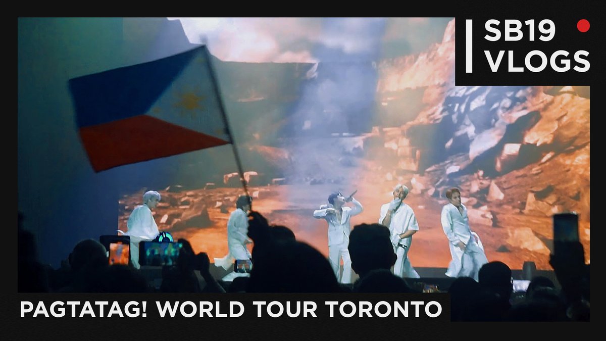 SB19Official's tweet photo. 🔴 [SB19 VLOGS] PAGTATAG! World Tour Toronto

🔗 https://t.co/Lsoz0PYLwI

#SB19 #PAGTATAG #SB19PAGTATAG #PAGTATAGWorldTour
#PAGTATAGWorldTourToronto https://t.co/fgeP5Pm8ck