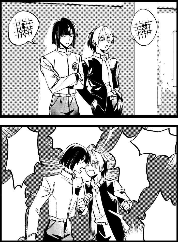 廊下に立たされたアキヒカ 