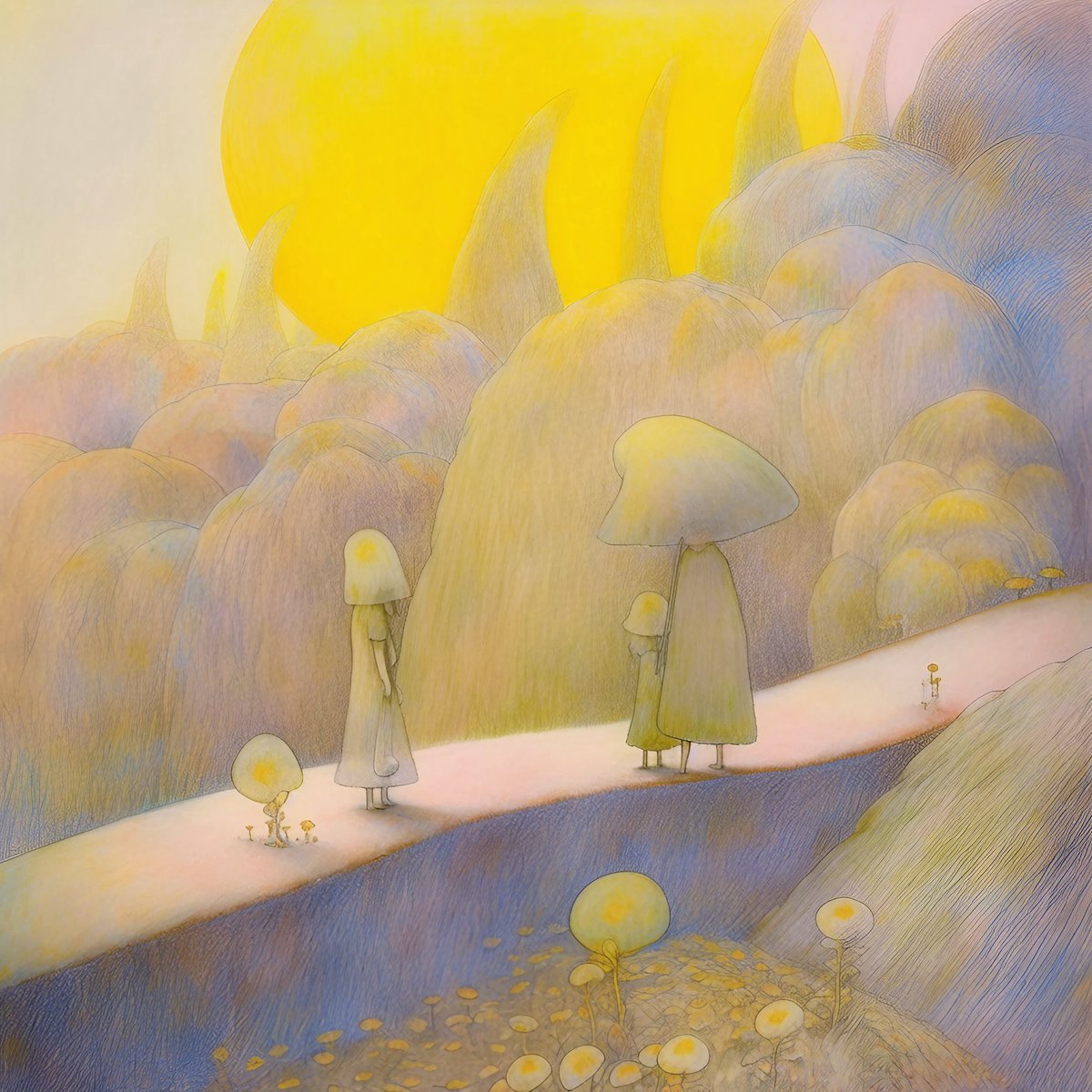 どんな一日だった？
How was your day?
#nijijourney #AIart