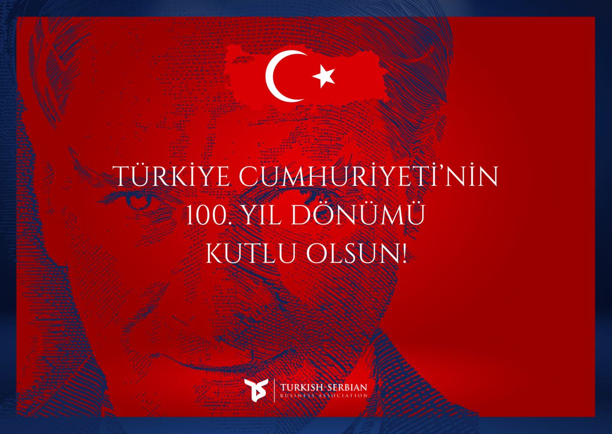 Türkiye Cumhuriyeti'nin 100. yılı kutlu olsun. Hep birlikte nice yüzyıllara!

Svim državljanima Republike Turske čestitamo jubilarnih 100 godina od osnivanja Republike Turske.

#Türkiye100 #29EkimCumhuriyetBayramı